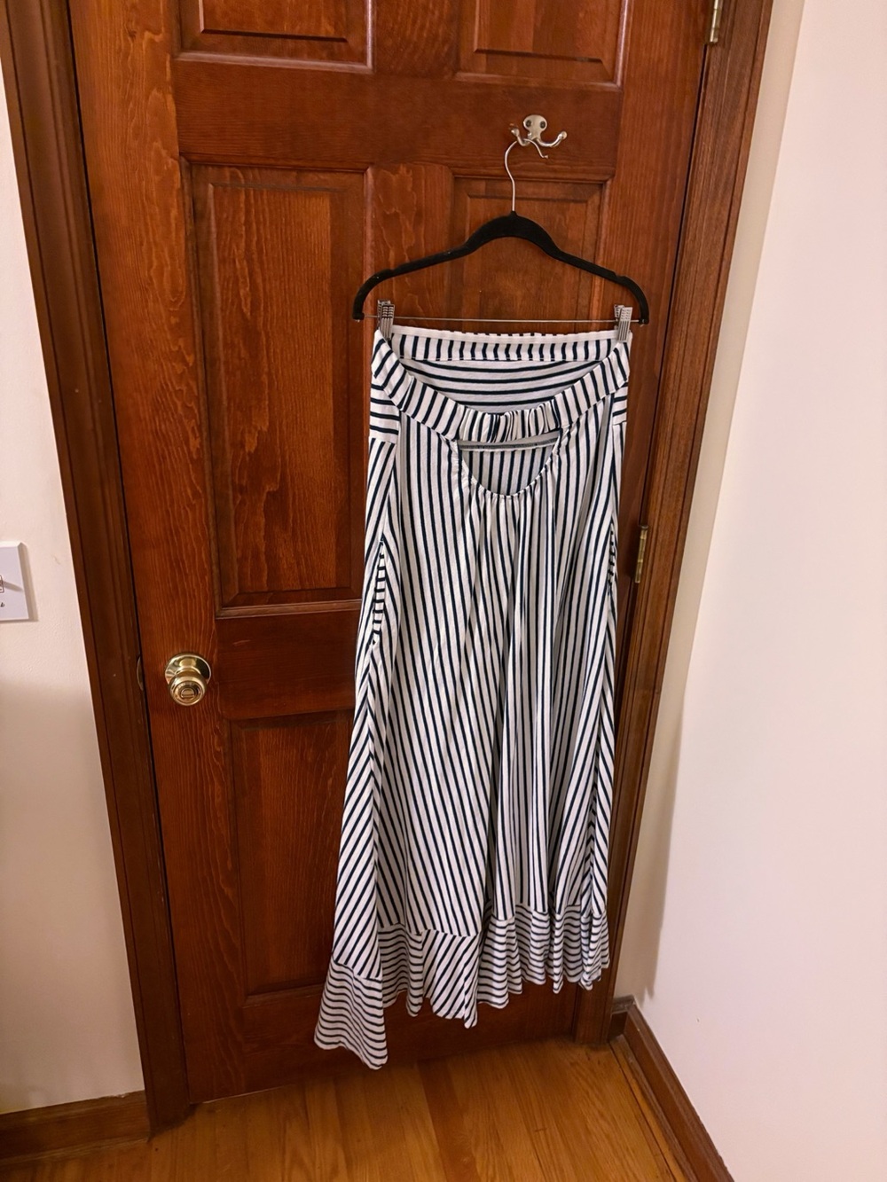 FREE PEOPLE Sadie Striped Stripe Midi Dress Sky Dive Combo NWOT Size M - Picture 8 of 10
